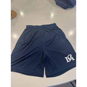 Sport-Tek Navy LCA Logo Athletic Shorts Size L